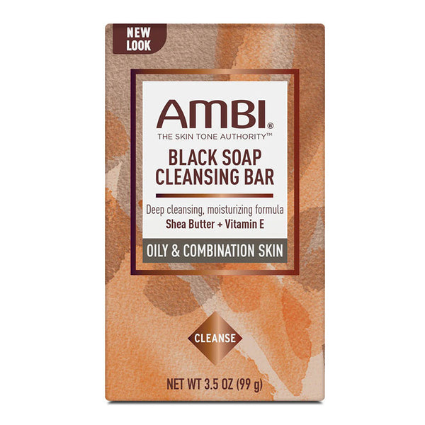 Black Soap Cleansing Bar Oily & Combination Skin 3.5 oz