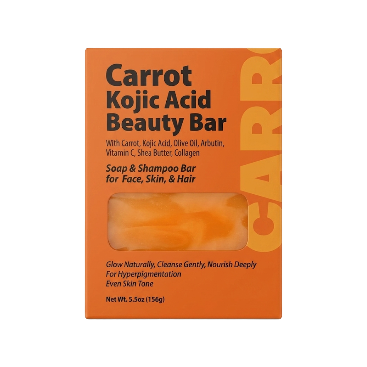 By Natures Kojic Acid Beauty Bar [Carrot] 5.5oz