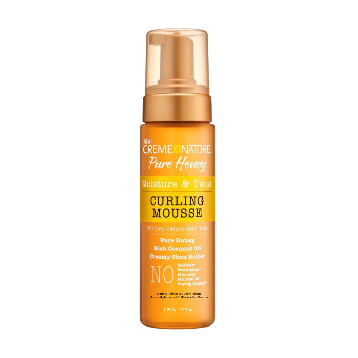 CREME OF NATURE Pure Honey Mousse Bouclante 7oz