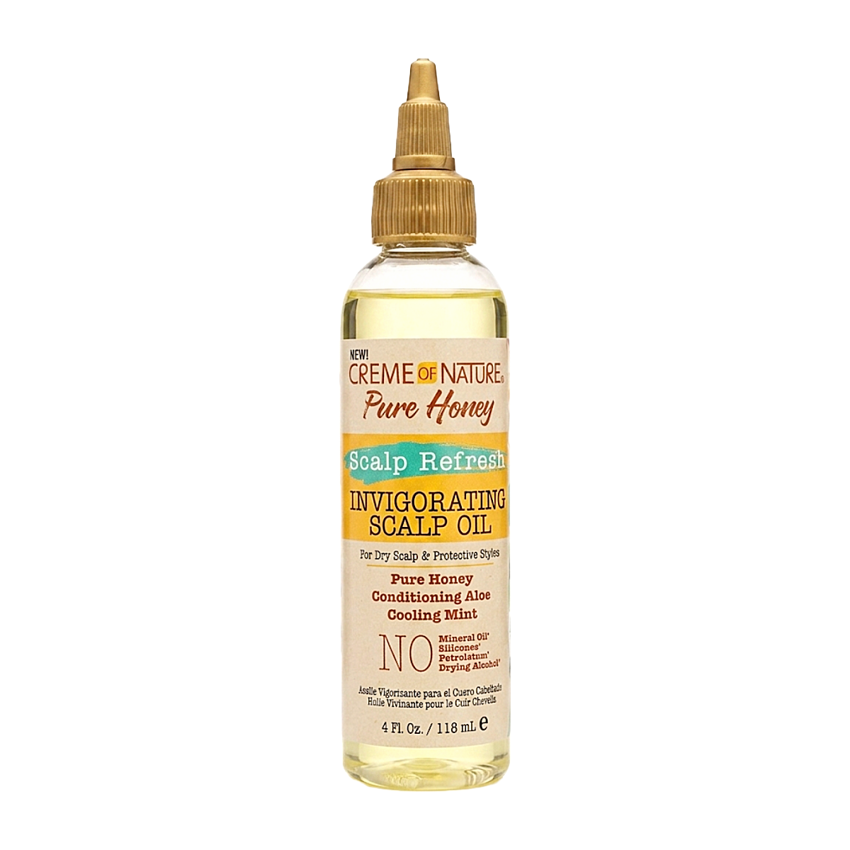 CREME OF NATURE Pure Honey Scalp Refresh Scalp Oil 4oz