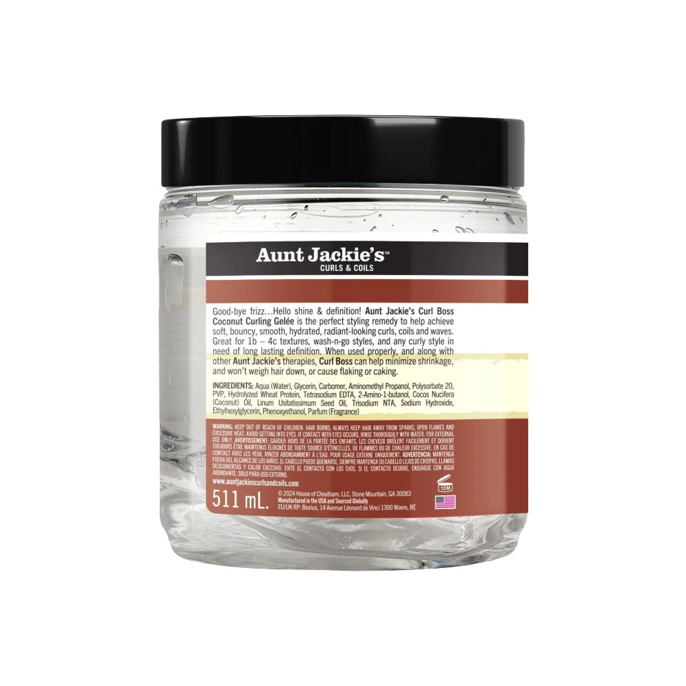 Coconut Creme Curl Boss Coconut Curling Gelee