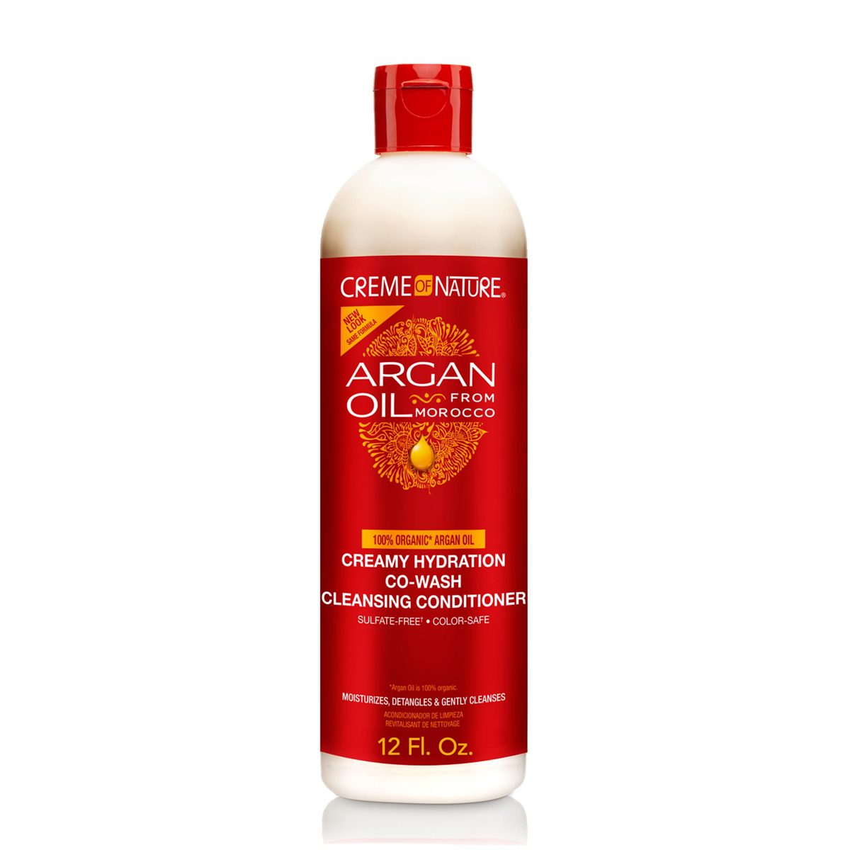 Crème de la nature à l'huile d'argan pour cheveux naturels, après-shampoing nettoyant Pure-Licious Co-Wash
