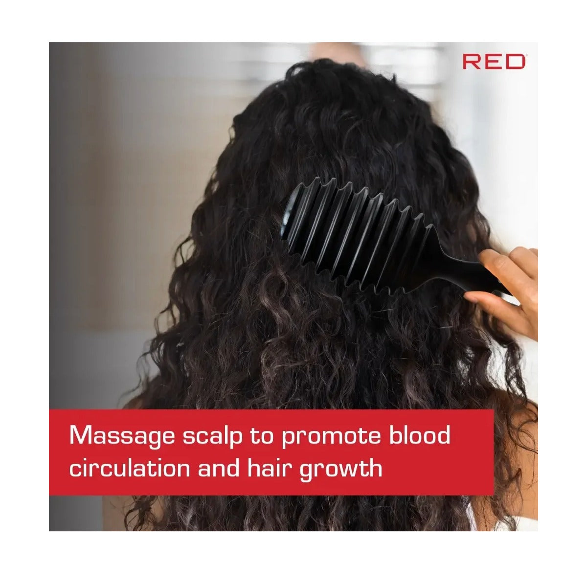 Curl & Care Detangle Brush [Black] #HH272