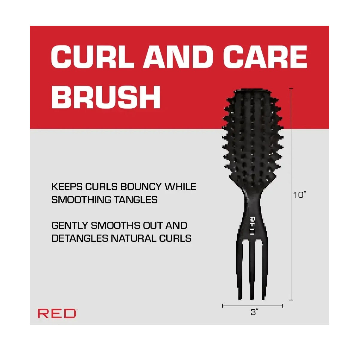 Curl & Care Detangle Brush [Black] #HH272