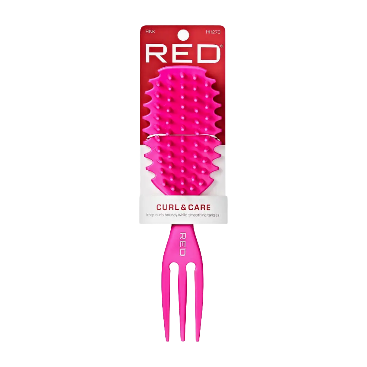 Curl & Care Detangle Brush [Pink] #HH273