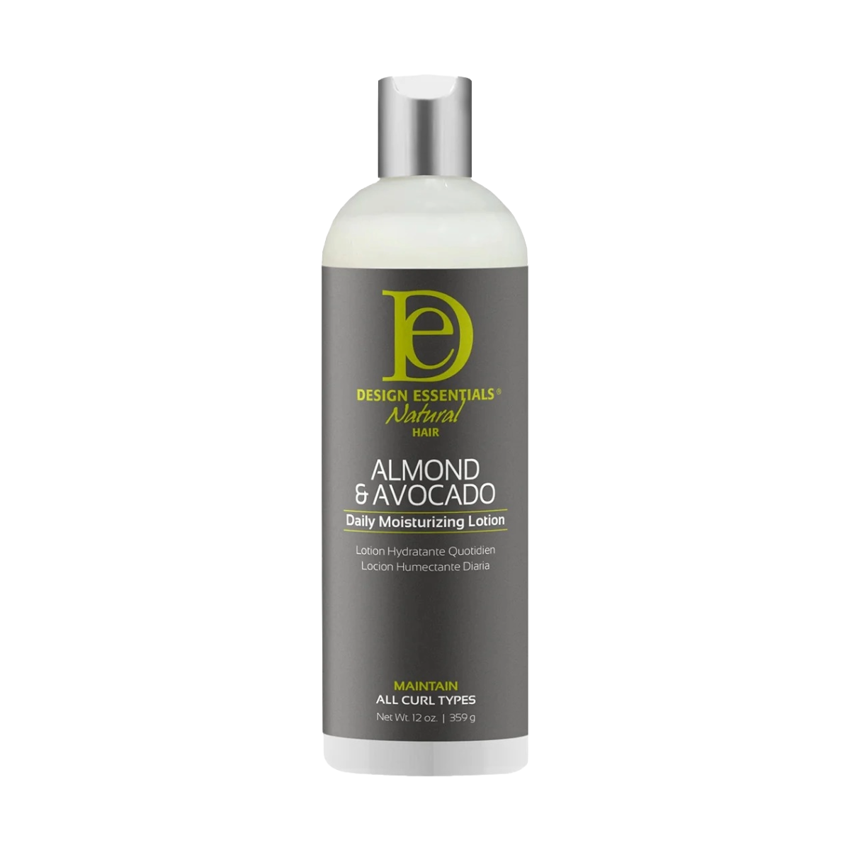 DESIGN ESSENTIALS Almond & Avocado Moisturizing Lotion 12oz