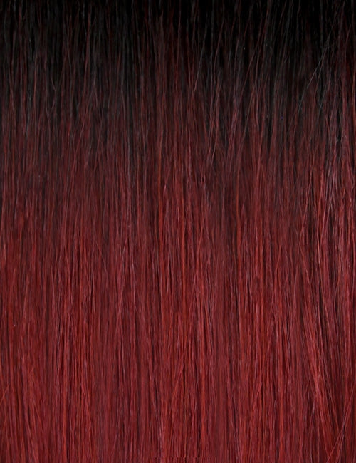 Demi-perruque synthétique à tissage rapide Kiora 14"