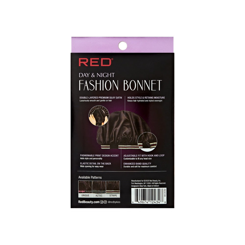 Day & Night Adjustable Fashion Bonnet #HQ242 [Stripe]