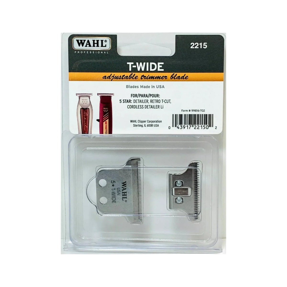 Lame de précision (largeur en T) n° 2215