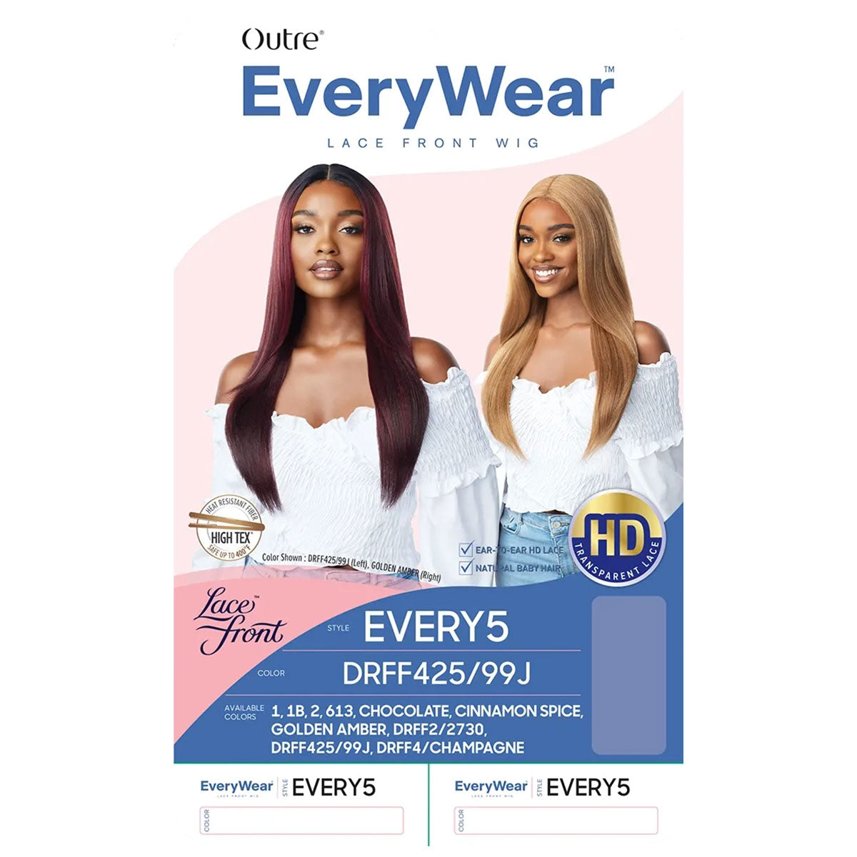 Perruque synthétique à dentelle frontale EveryWear EVERY5 26"