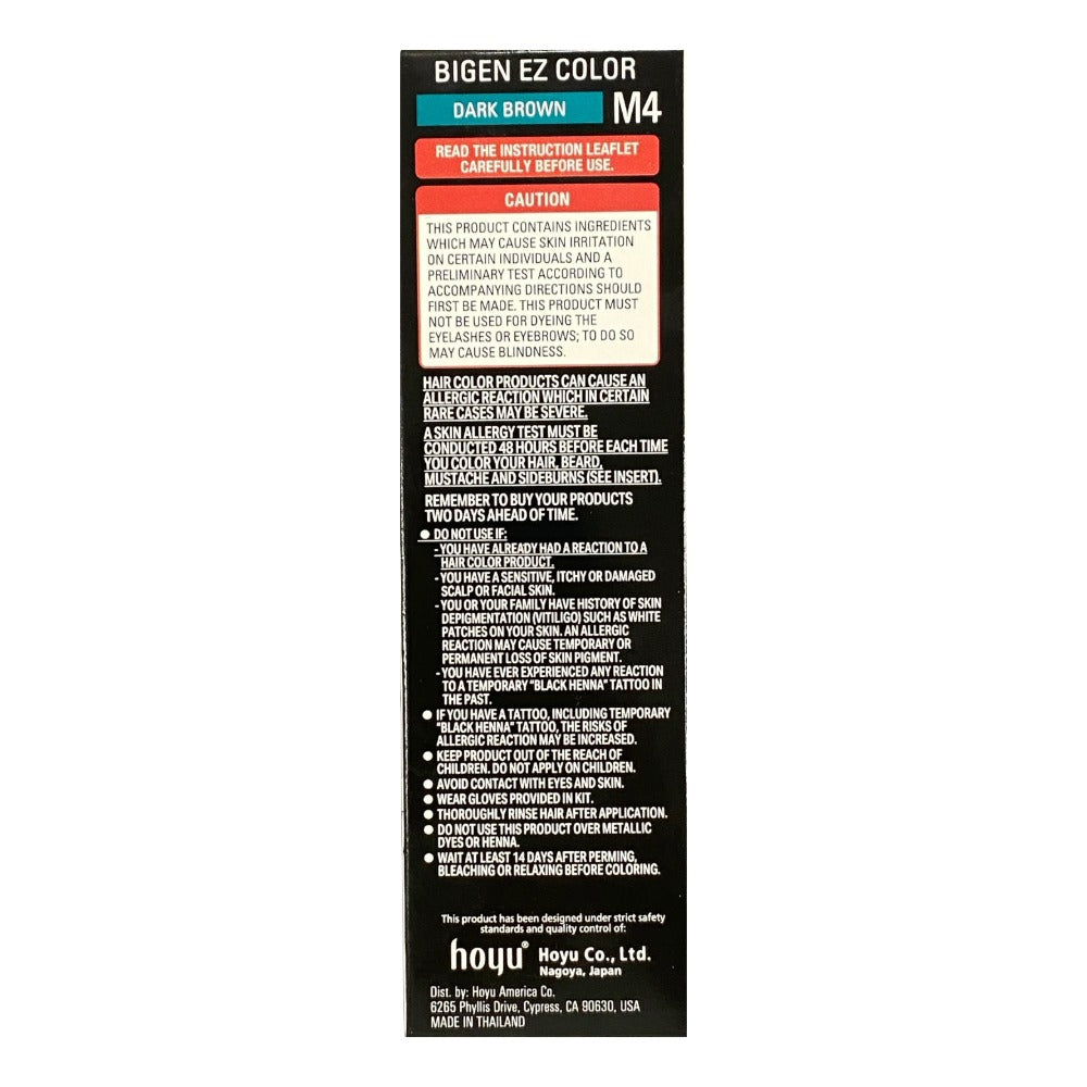 Kit de coloration pour cheveux et barbe Ez Color [#M4 Brun foncé]