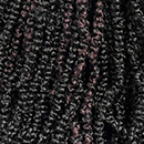 Perruque ondulée naturelle avec raie sur le visage