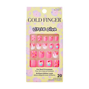 GOLD FINGER Little Diva Faux Ongles Autocollants [Pink Crush] #BLDG09