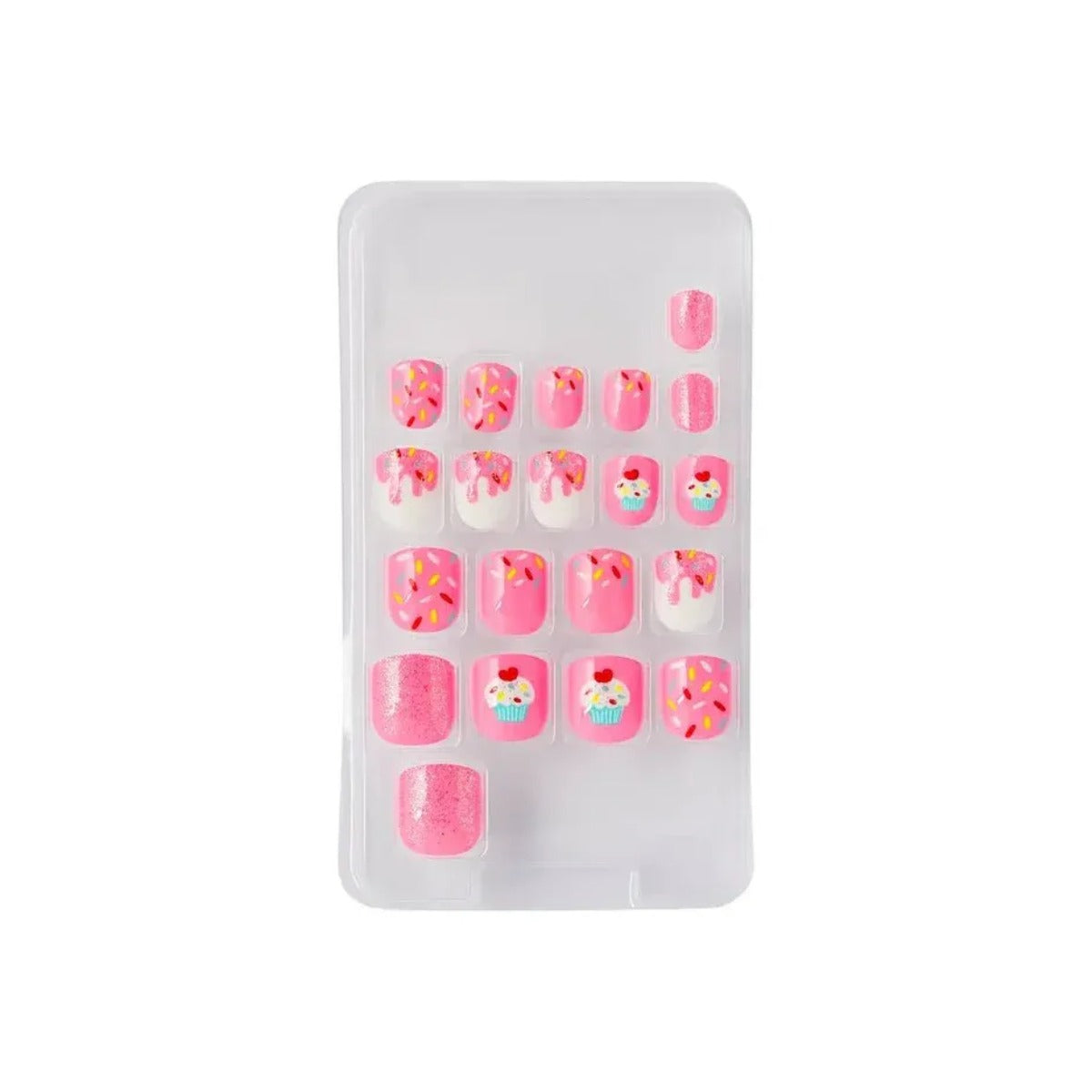 GOLD FINGER Little Diva Faux Ongles Autocollants [Pink Crush] #BLDG09