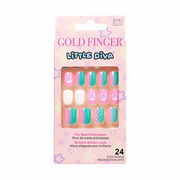 GOLD FINGER Little Diva Faux Ongles Autocollantes [Première] #BLL03