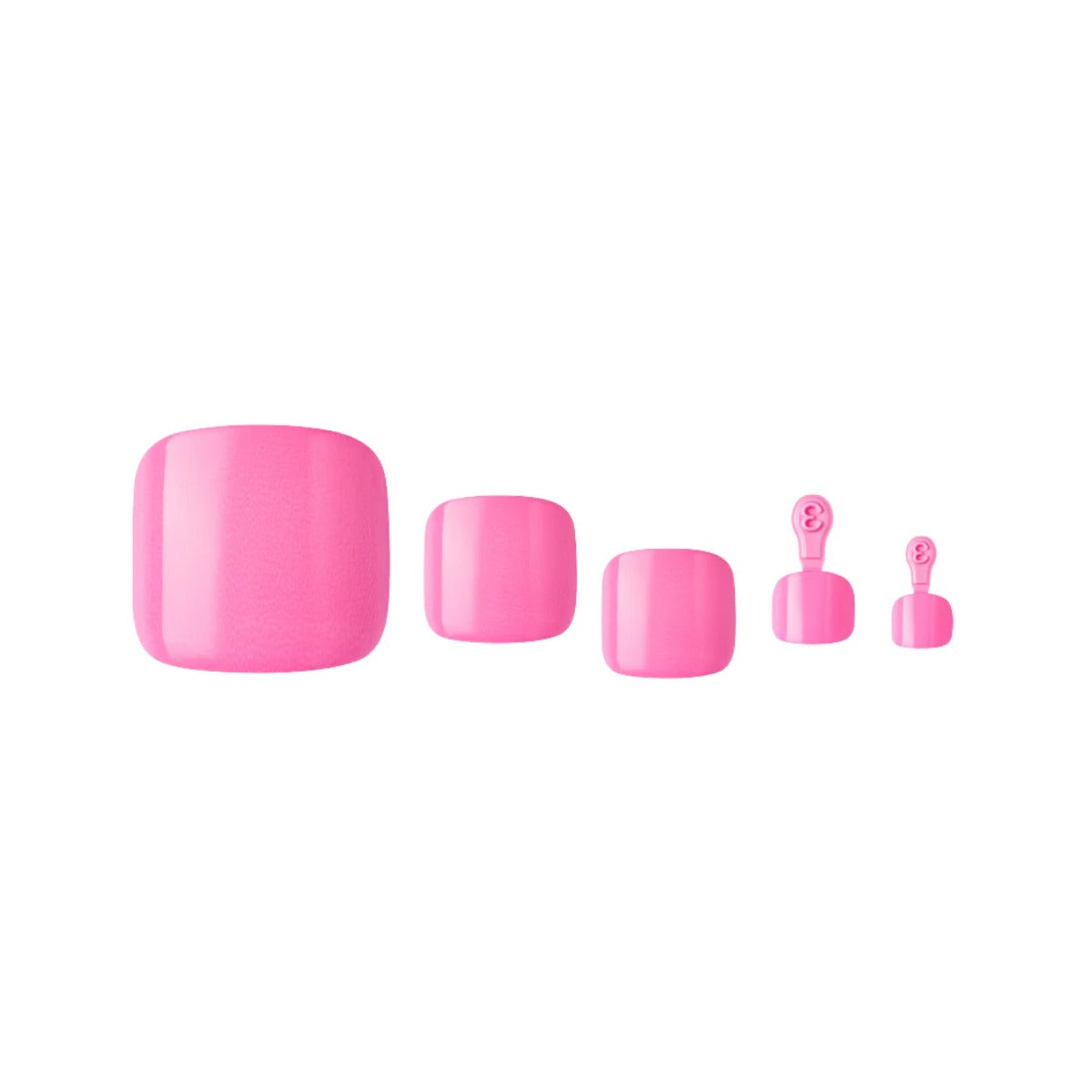 GOLD FINGER Solid Color Toenails [Blushing] #GCT03