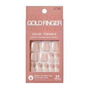 GOLD FINGER Solid Color Ongles D’orteils En Acrylique [Treat me] #GCT08