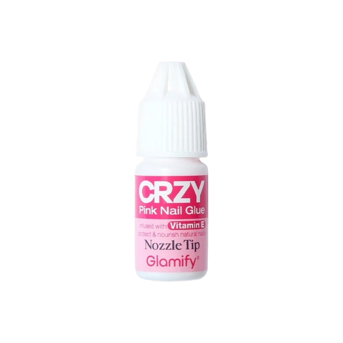 Glamify CRZY Pink Nail Glue [Nozzle Tip] #NGCH01