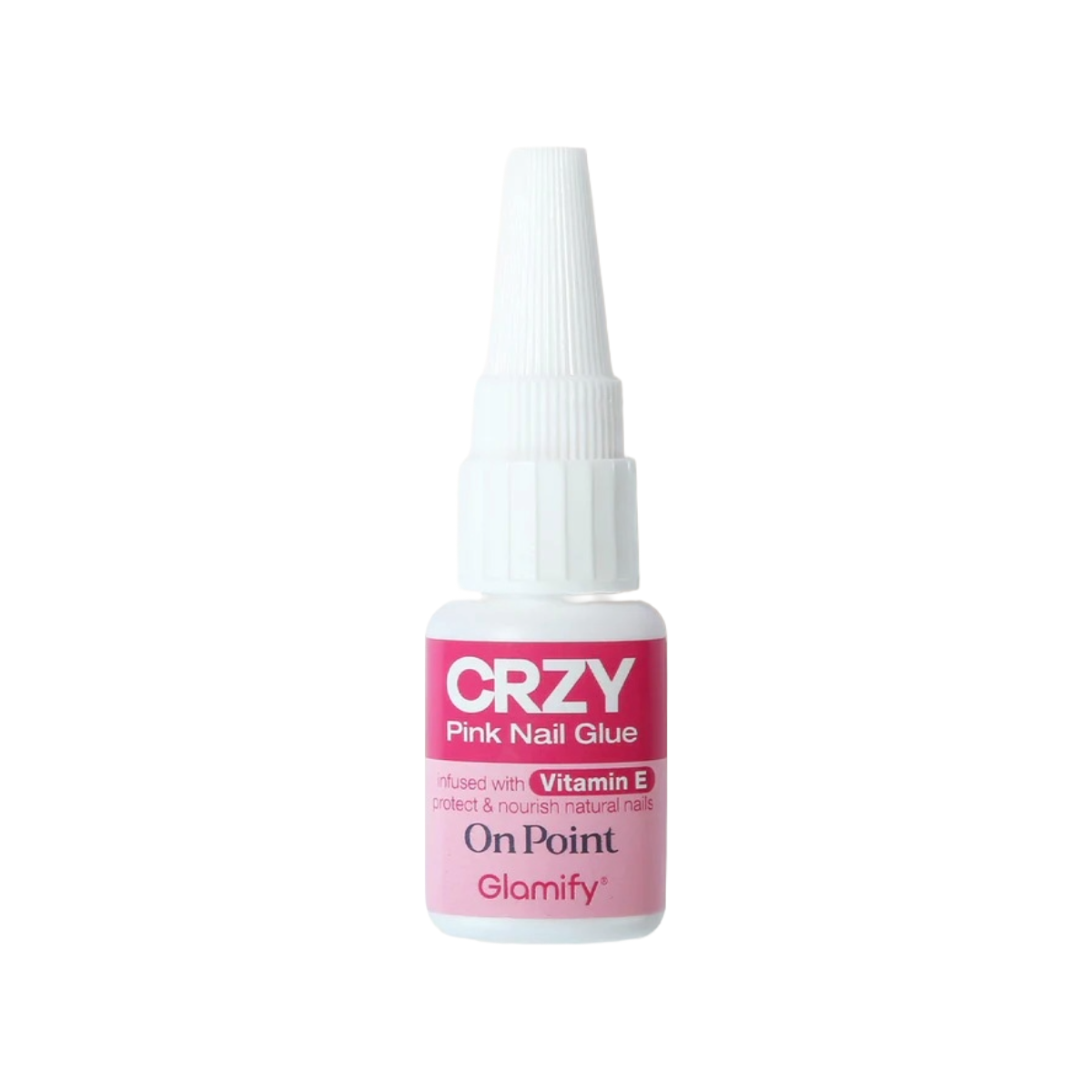 Glamify CRZY Pink Nail Glue [On Point] #NGCH03