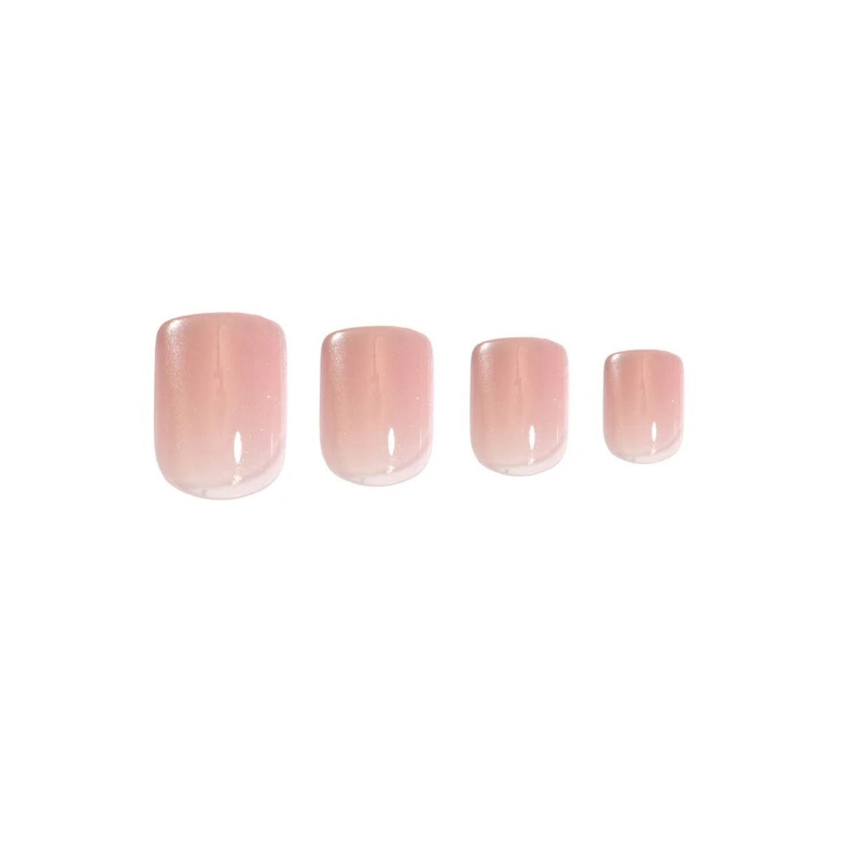 Glamify Naked Press On Nails [Square Short] #NTNK03