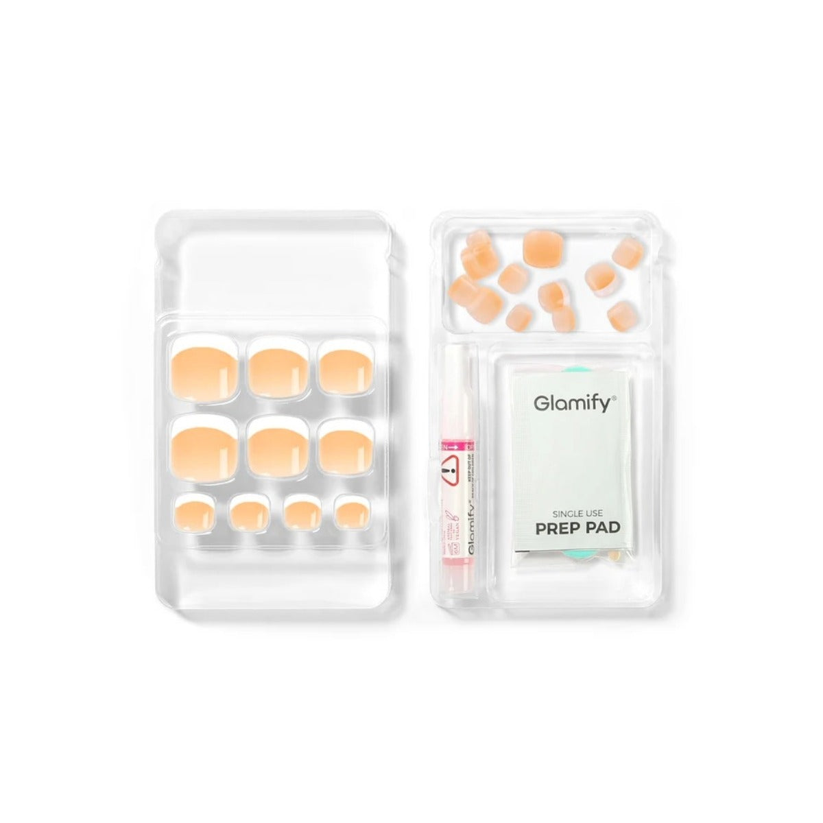 Glamify Timeless Toe Nails [Soft Nude] #NTTN04