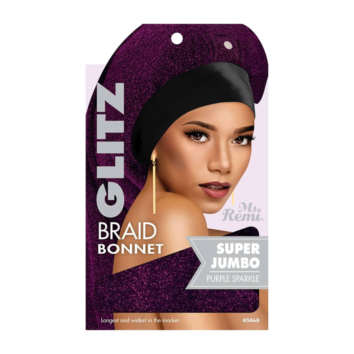 Glitz Braid Bonnet Jumbo XL [Assorted Color] #3648