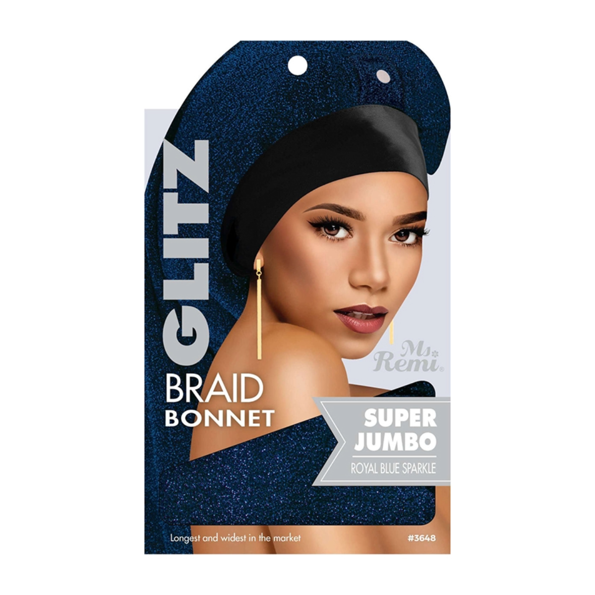Glitz Braid Bonnet Jumbo XL [Assorted Color] #3648