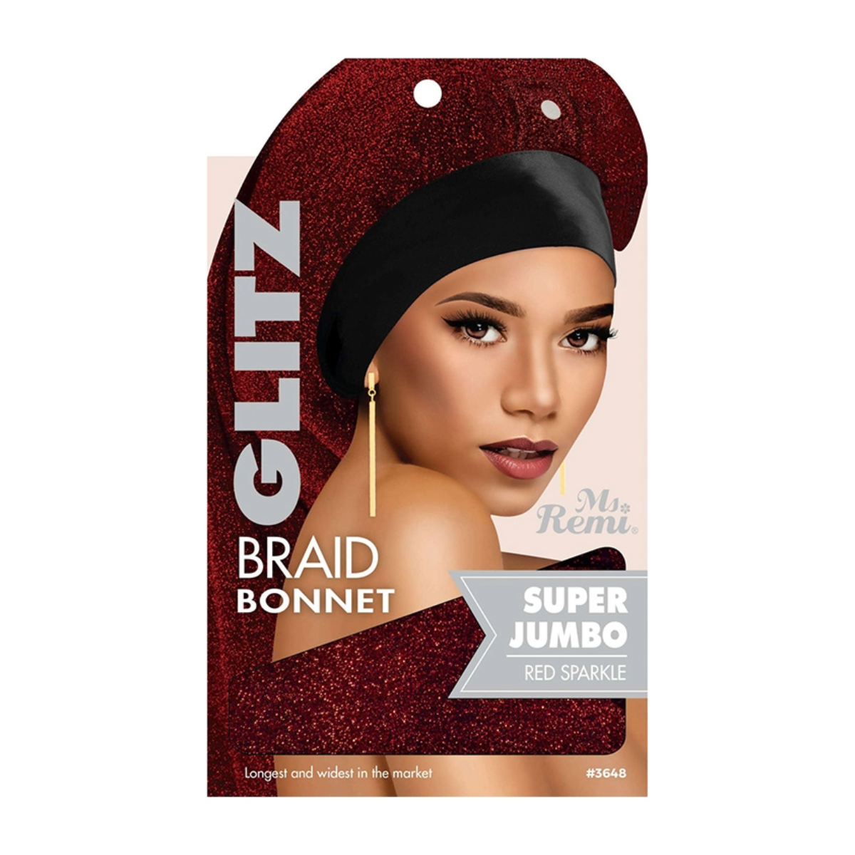 Glitz Braid Bonnet Jumbo XL [Assorted Color] #3648