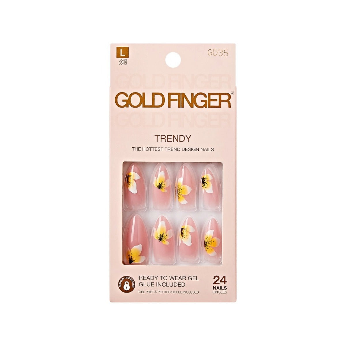 Ongles tendance Doigts d'Or [Vivre pour toujours] #GD35