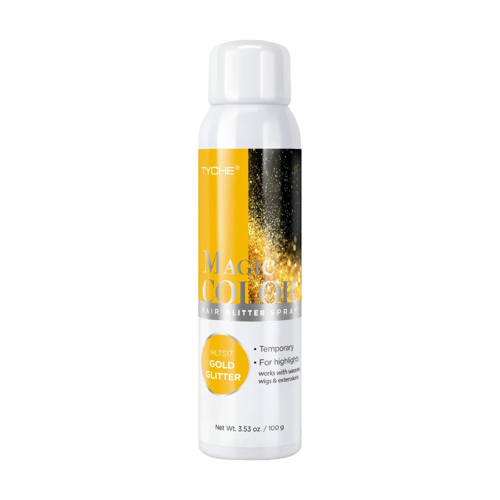 Spray colorant capillaire Magic Color HLTS17 [Paillettes dorées]