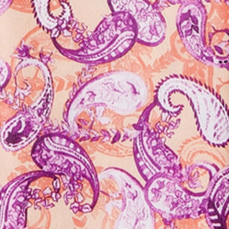 #HSFP07 [Paisley] Écharpe en satin soyeux 60"x16"