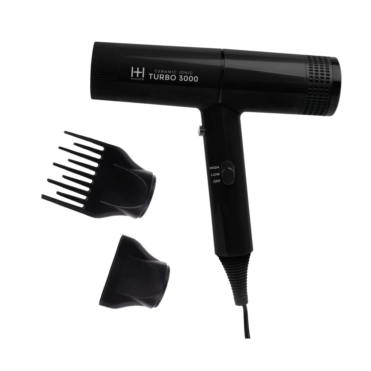 H&H Ceramic Turbo 3000 Hair Dryer [Black] #5928