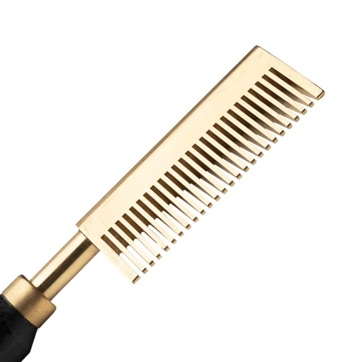 Peigne Lissant H&H à Dents Moyennes et Larges [Black/Gold] #5534