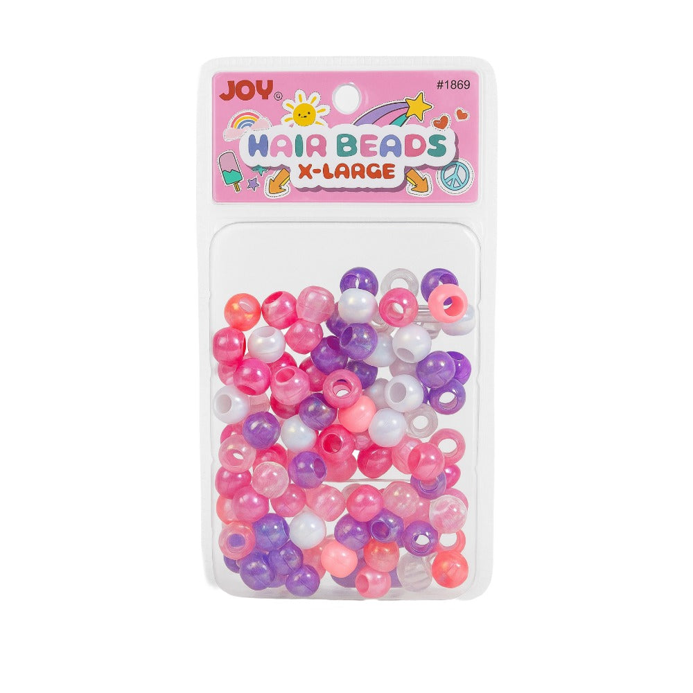 Perles pour cheveux XL [Mélange de revêtement irisé] #01869