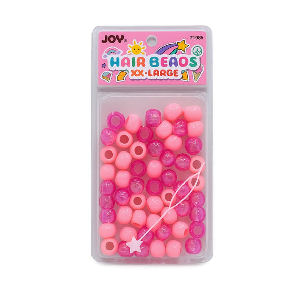 Hair Beads XX-Large  [Iridescent Coating Pink Mix] #01995