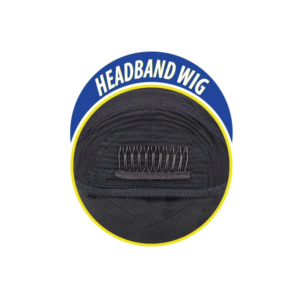 Perruque bandeau bouclée