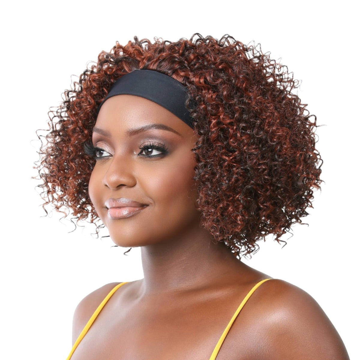 Headband Wig Curly Glam