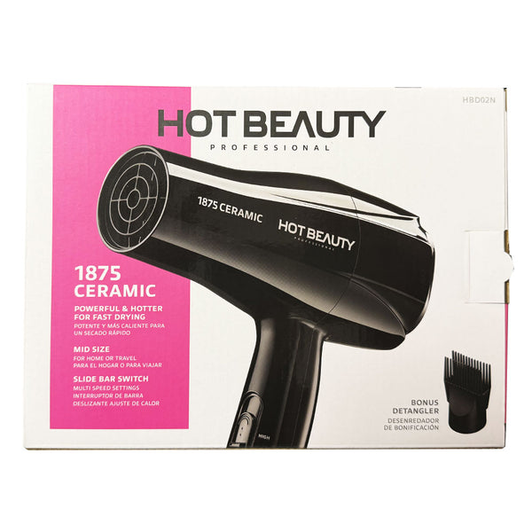 Hot Beauty #Hbd02N 1875-Ceramic Styling Dryer [Medium]
