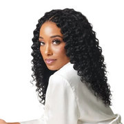 Human Hair Feather Crochet Braid Deep 18"