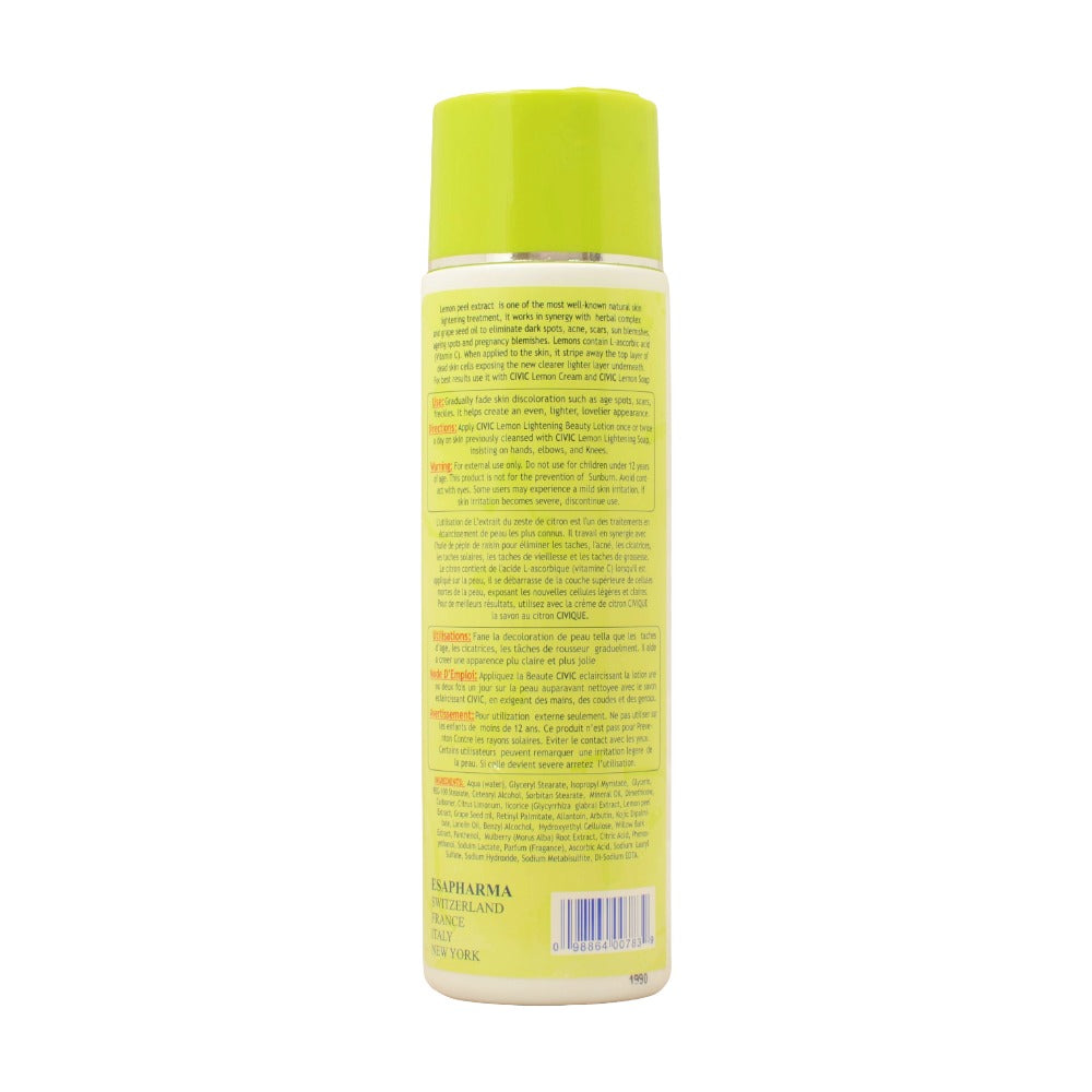 Lotion de beauté éclaircissante intense [Citron]