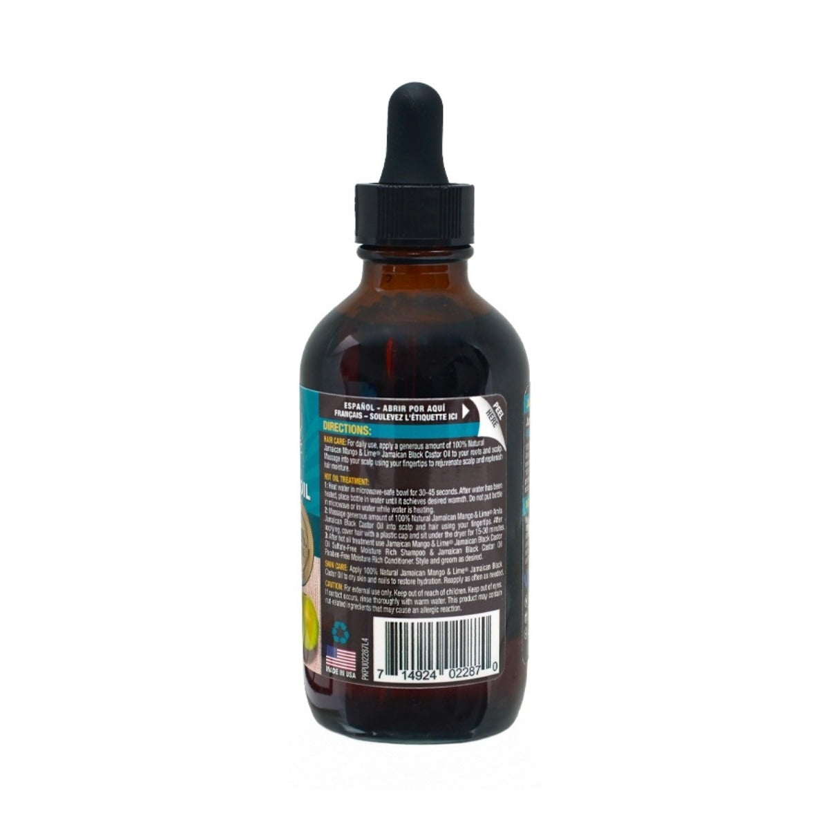 Jamaican Mango & Lime Black Castor Oil [Amla] 4oz