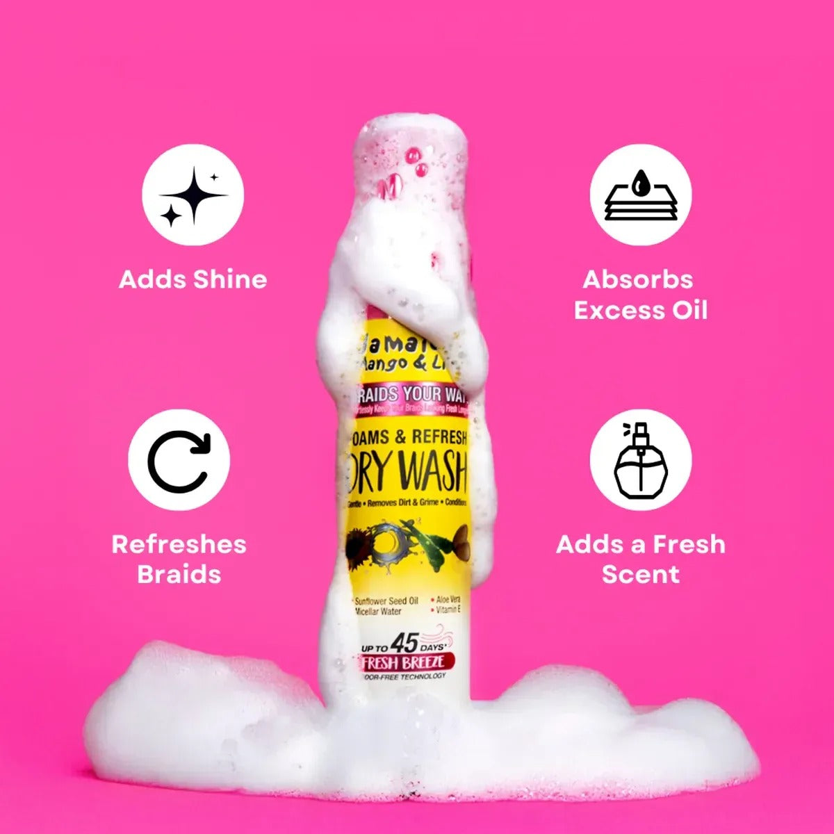 Jamaican Mango & Lime Braids Your Way! Dry Wash 8oz