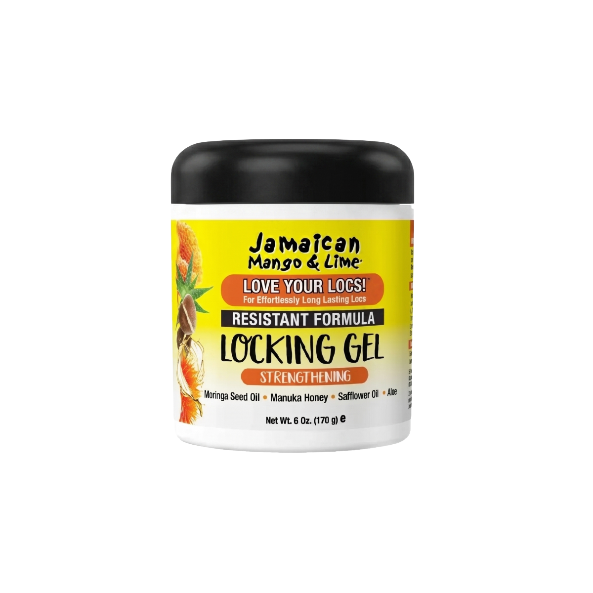 Gel de fixation Love Your Locs! Mangue & Citron Vert Jamaïcains [Formule Résistante] 6oz