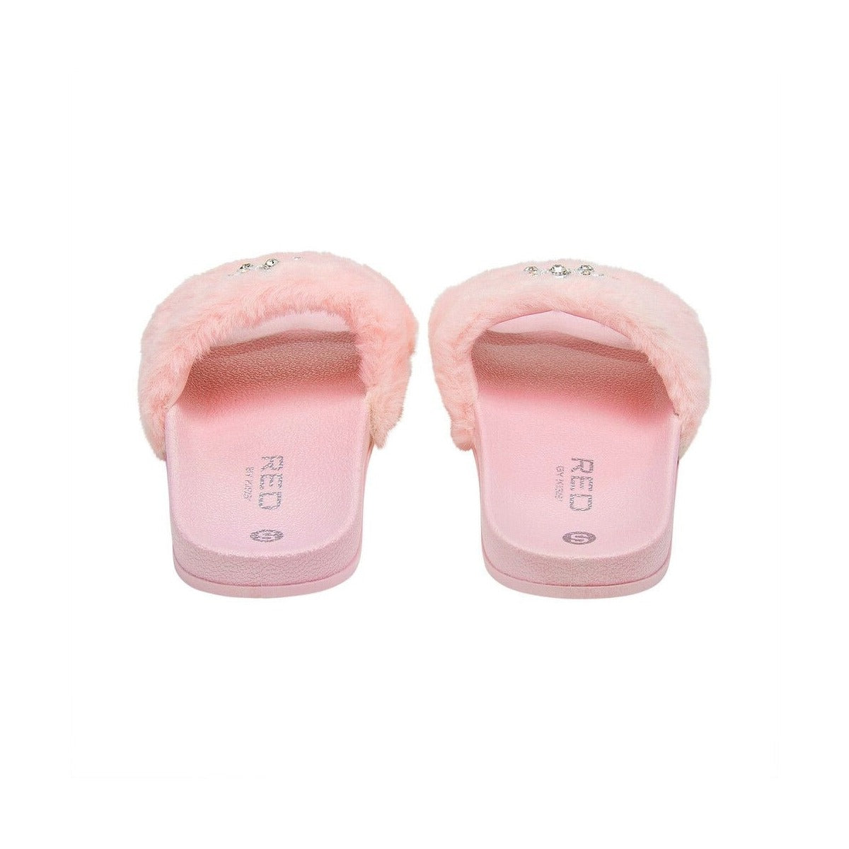 Jewel Fur Slipper #FW33 [Pink] Small