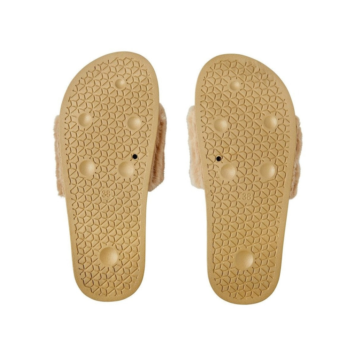 Chausson en fourrure Jewel #Fw36 [Caramel] Petit
