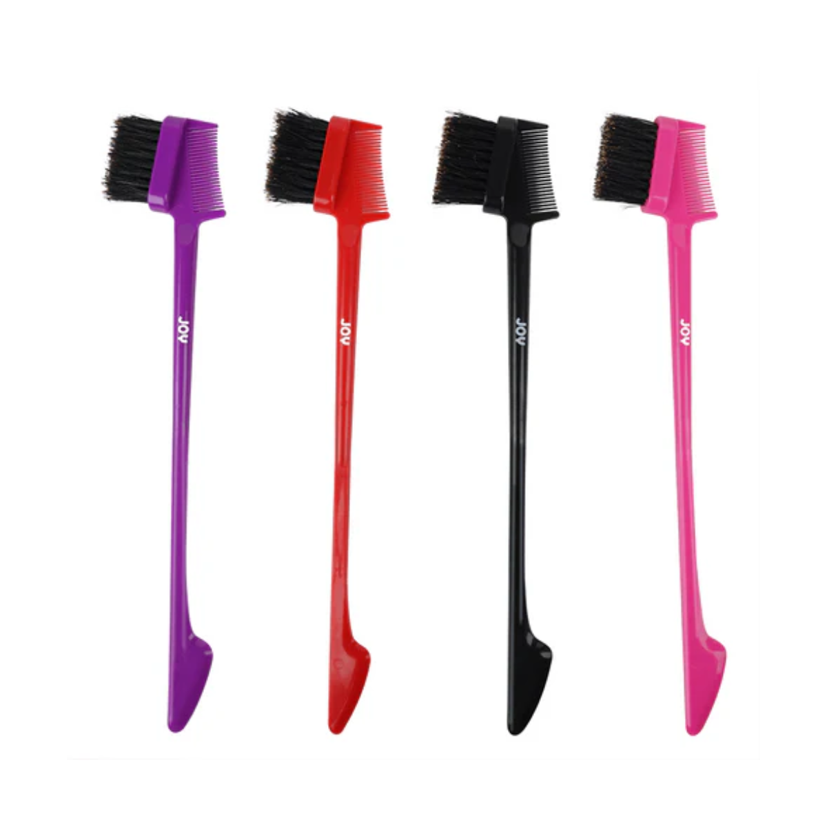 Joy 3-In-1 Spatula Edge Brush Boar Bristle [Assorted Color] #2603