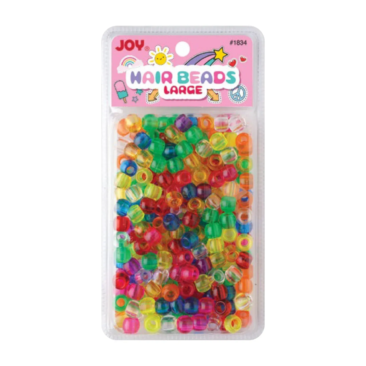 Joy Beads Large 240ct [Clear Assorted Color] #01834