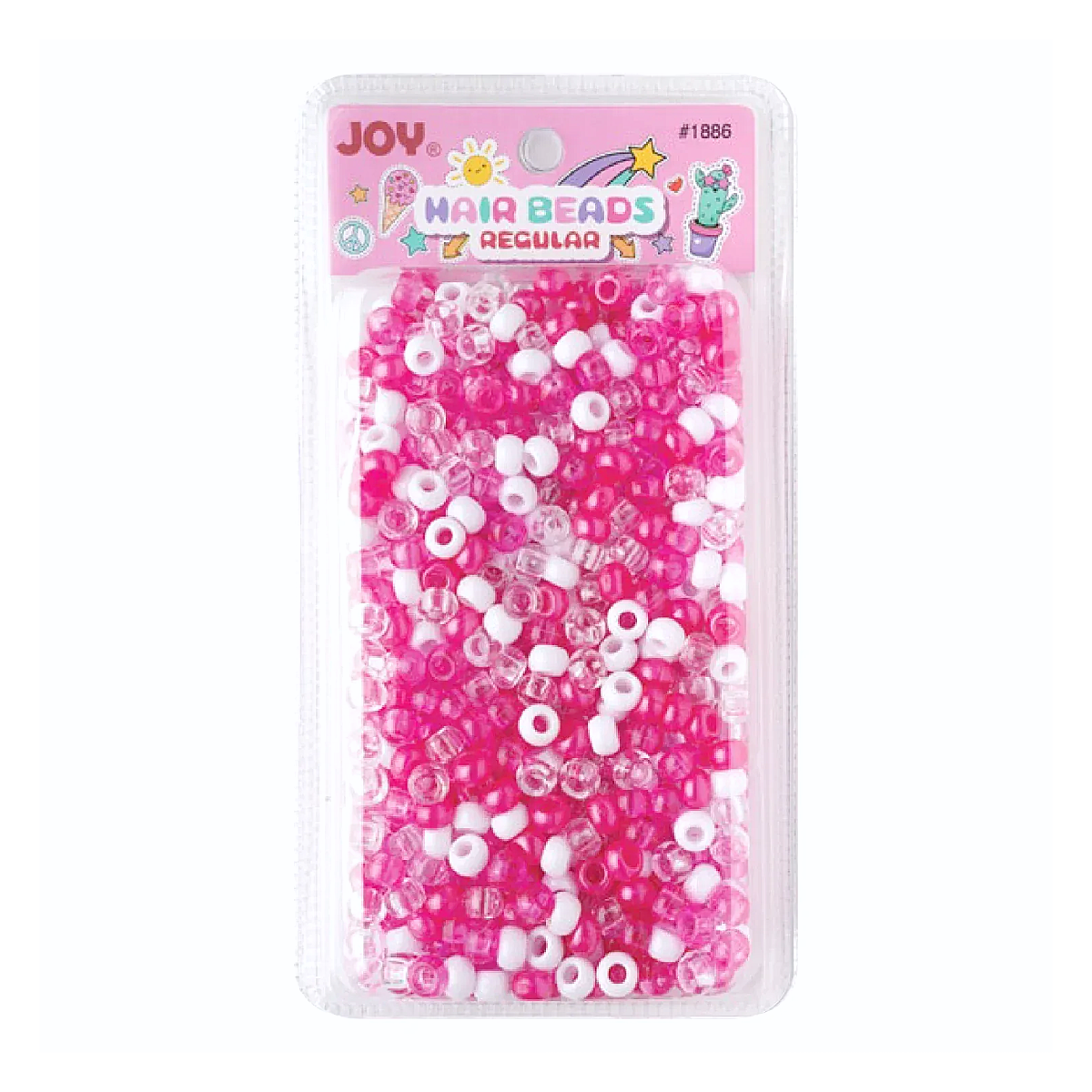 Joy Perles Rondes Régulières 1000 Pièces [Couleurs Assorties] #1886