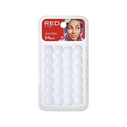 Jumbo Hair Beads 24pcs [White] #HA53