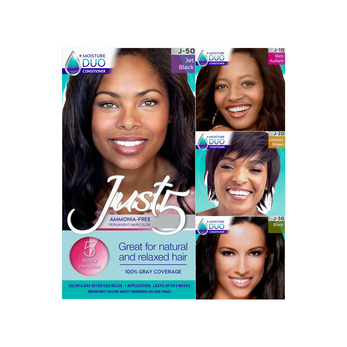 Just5 Trousse De Coloration Permanente